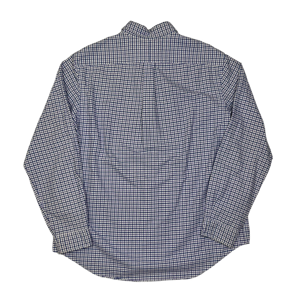 Ralph Lauren Blue Chequered Long Sleeve Shirt