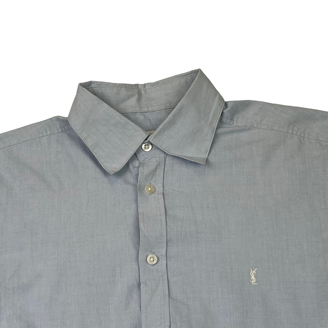 Yves Saint Laurent Light Blue Long Sleeve Shirt