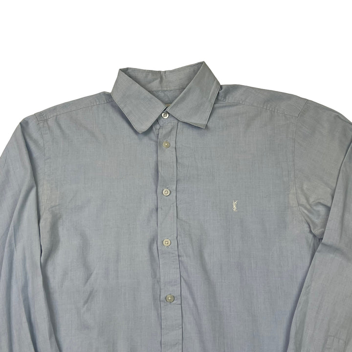 Yves Saint Laurent Light Blue Long Sleeve Shirt