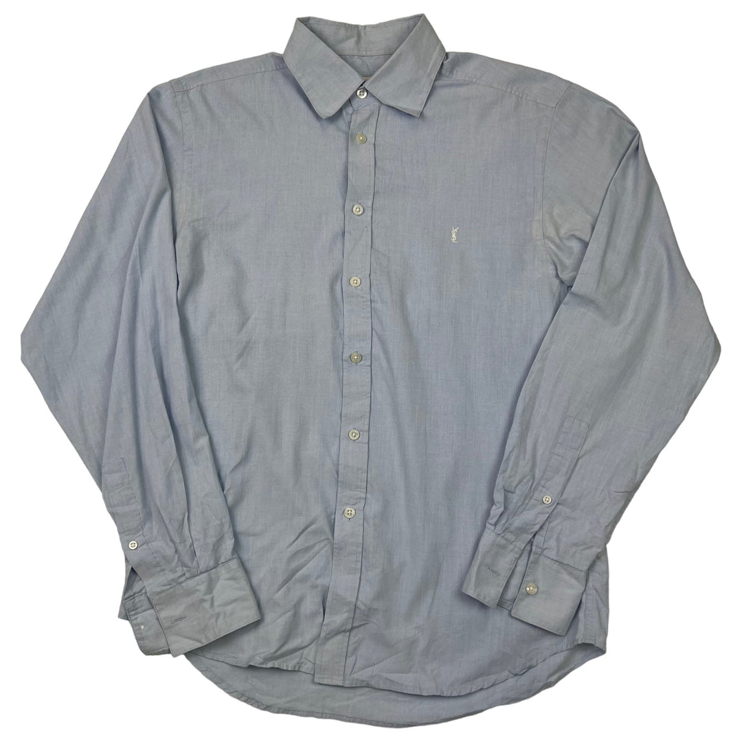 Yves Saint Laurent Light Blue Long Sleeve Shirt