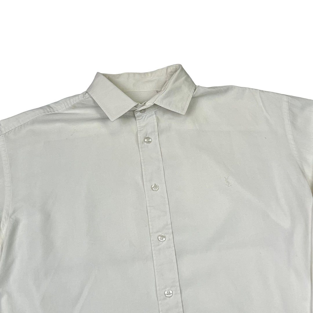 Yves Saint Laurent White Long Sleeve Shirt