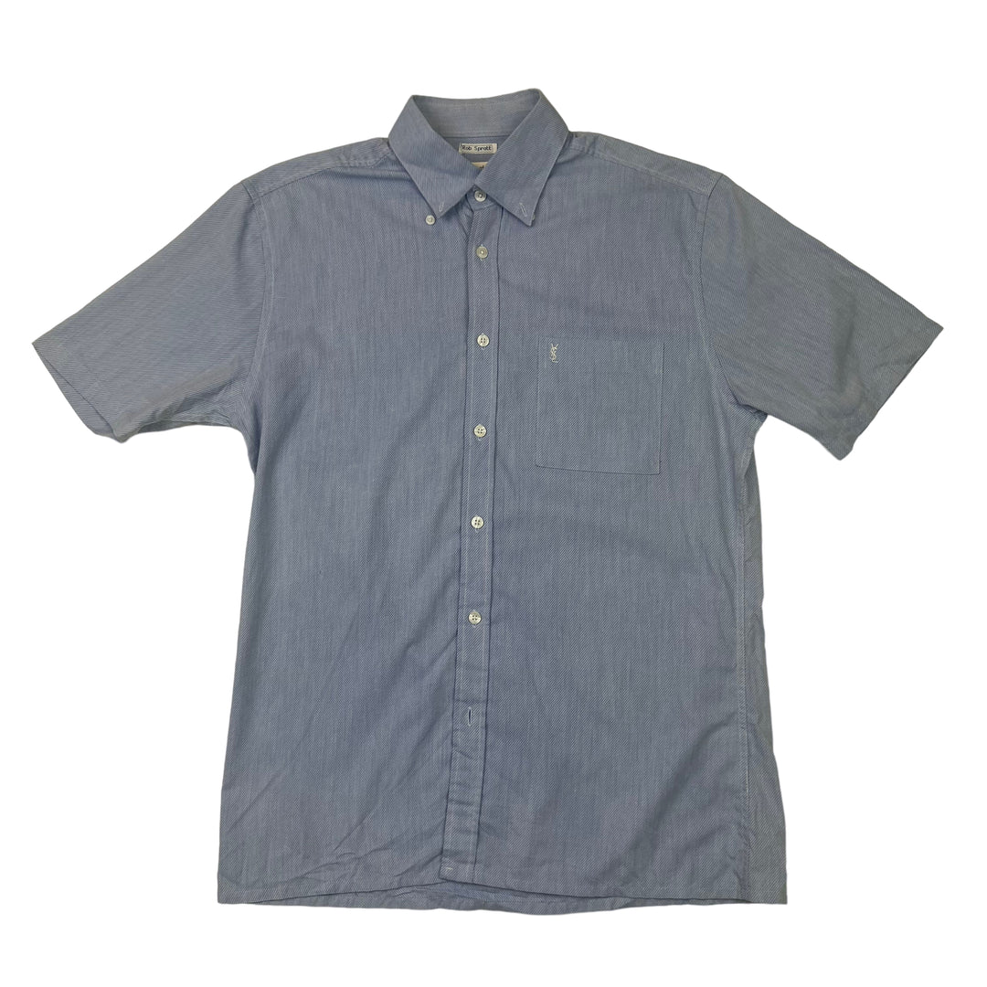 Yves Saint Laurent Light Blue Short Sleeve Shirt