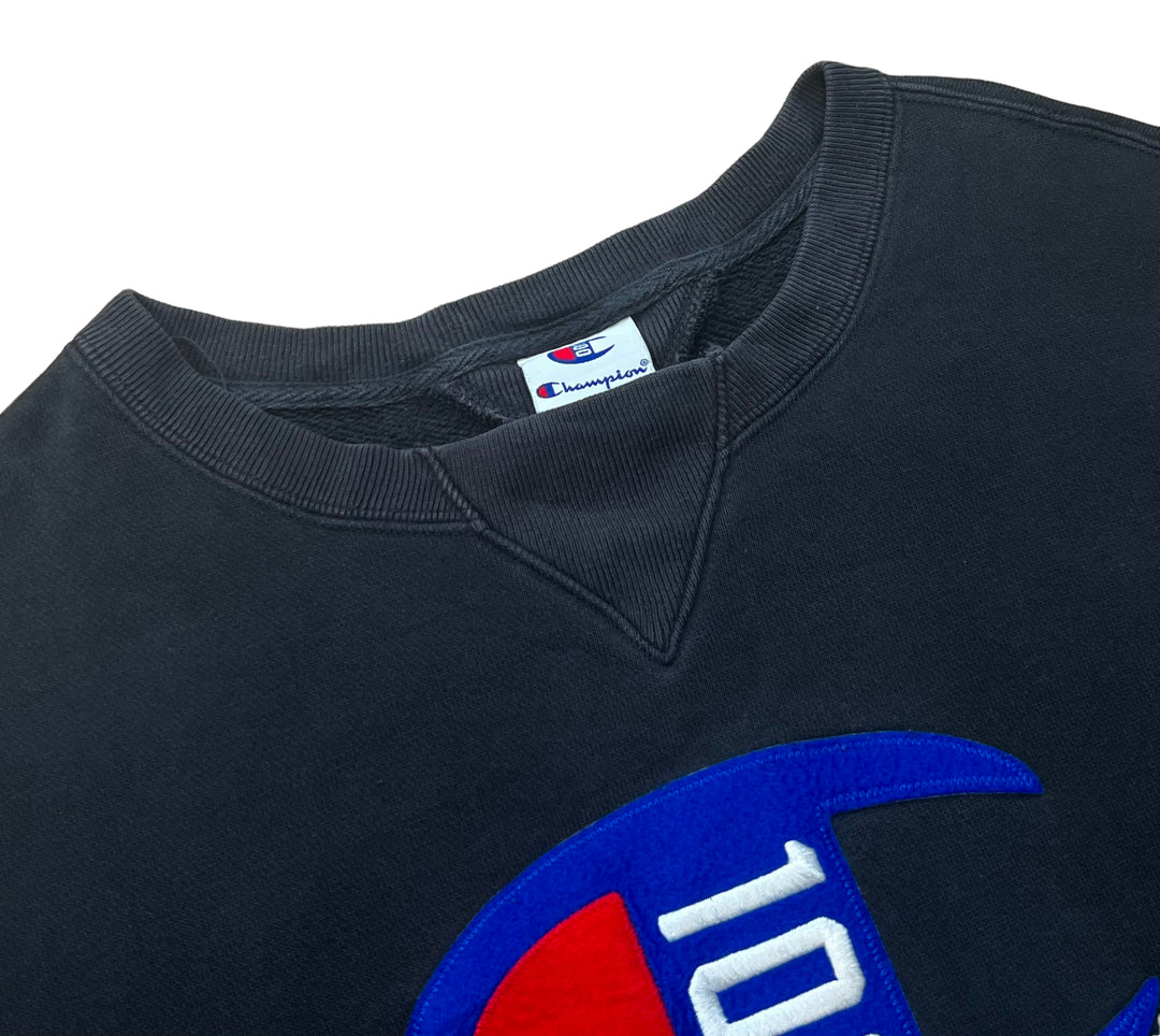 Champion Black Big Logo Sweatshirt