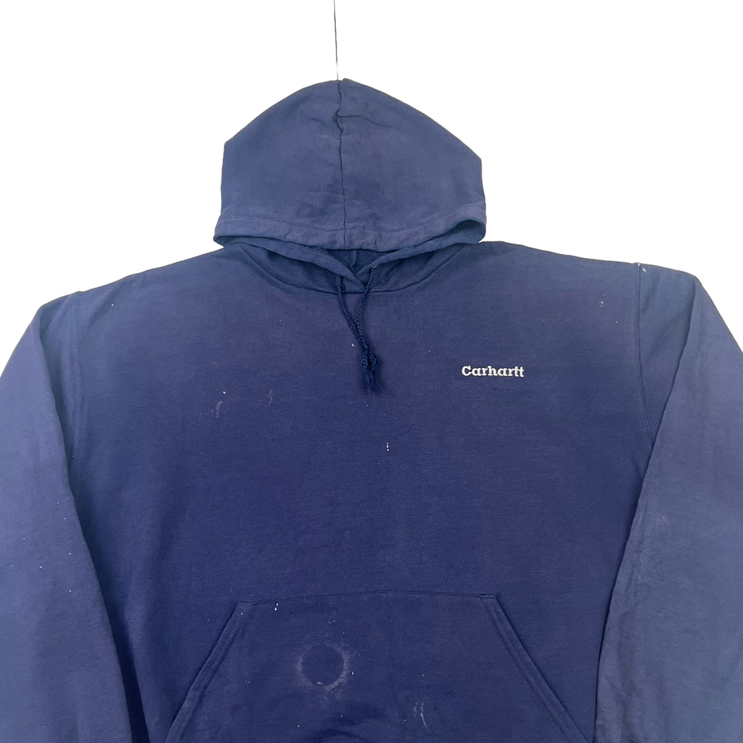 Carhartt Navy Blue Hooded Sweatshirt