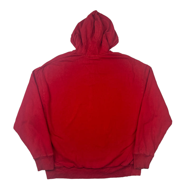 Dickies Red Zip Up Hooded Sweatshirt