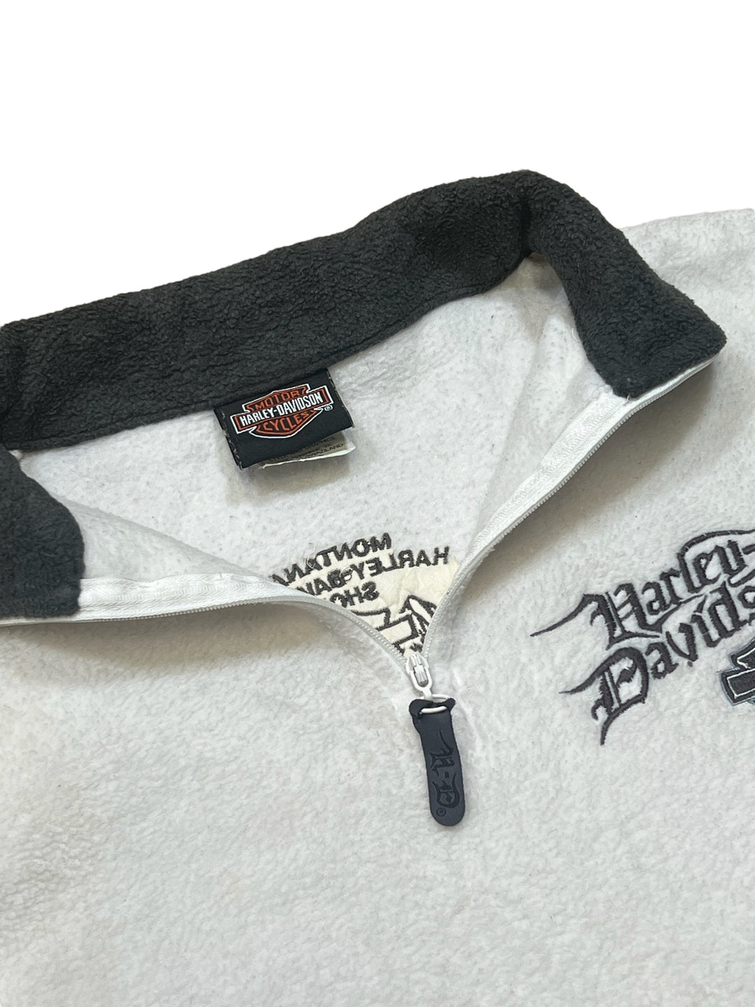 Harley-Davidson White Fleece Sweatshirt