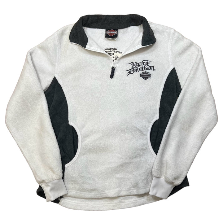 Harley-Davidson White Fleece Sweatshirt