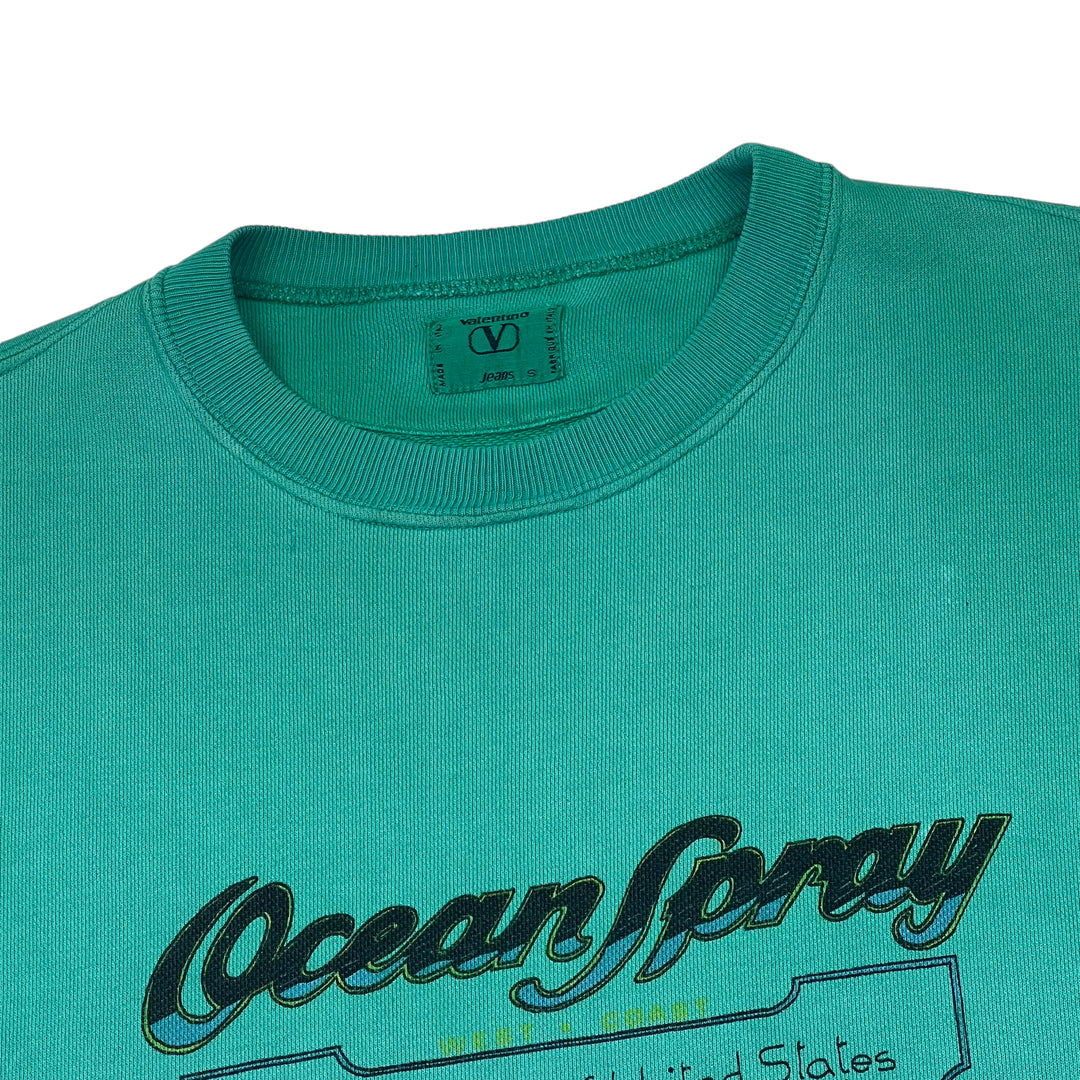 Valentino Ocean Spray Light Green Sweatshirt