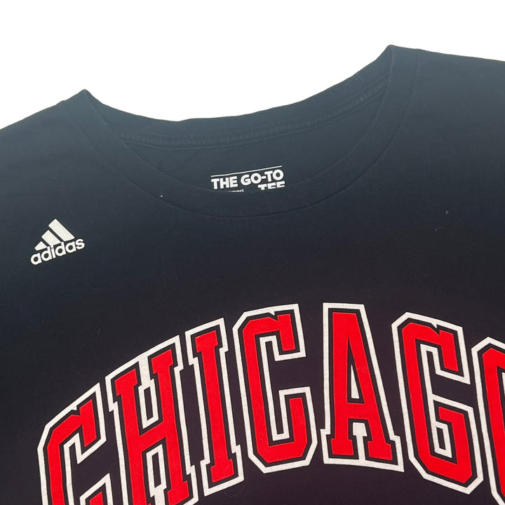 NBA Adidas Chicago Bulls "Mcdermott 3" Black T-shirt