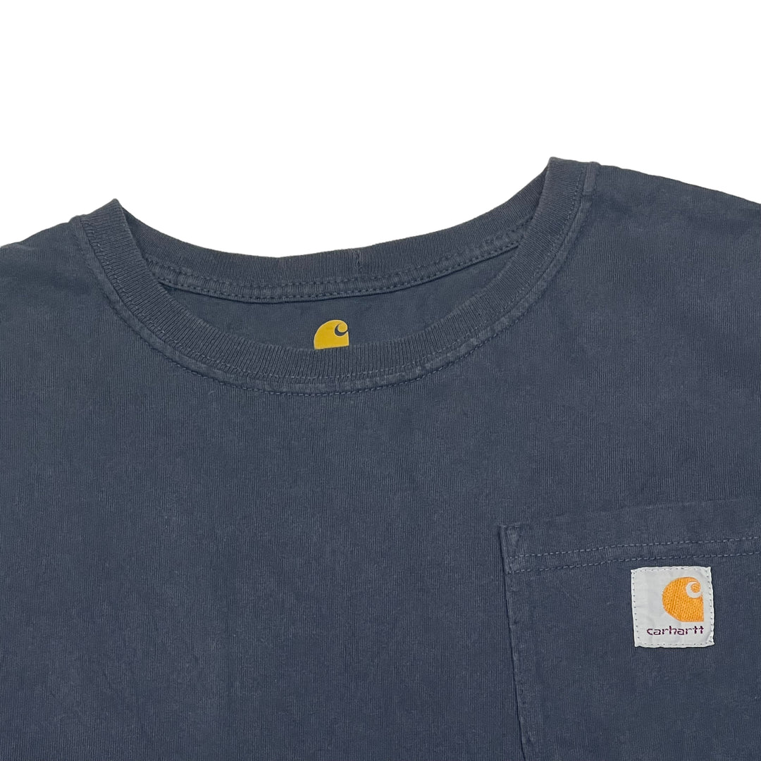 Carhartt Dark Blue Single Pocket T-shirt