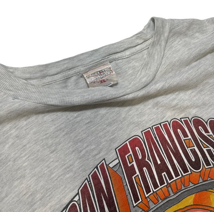 NFL San Fransisco 49'ers 1995 Grey Graphic Single Stitch T-Shirt