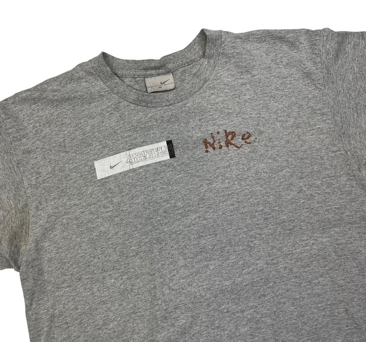 Nike Grey and Gold Graphic T-Shirt