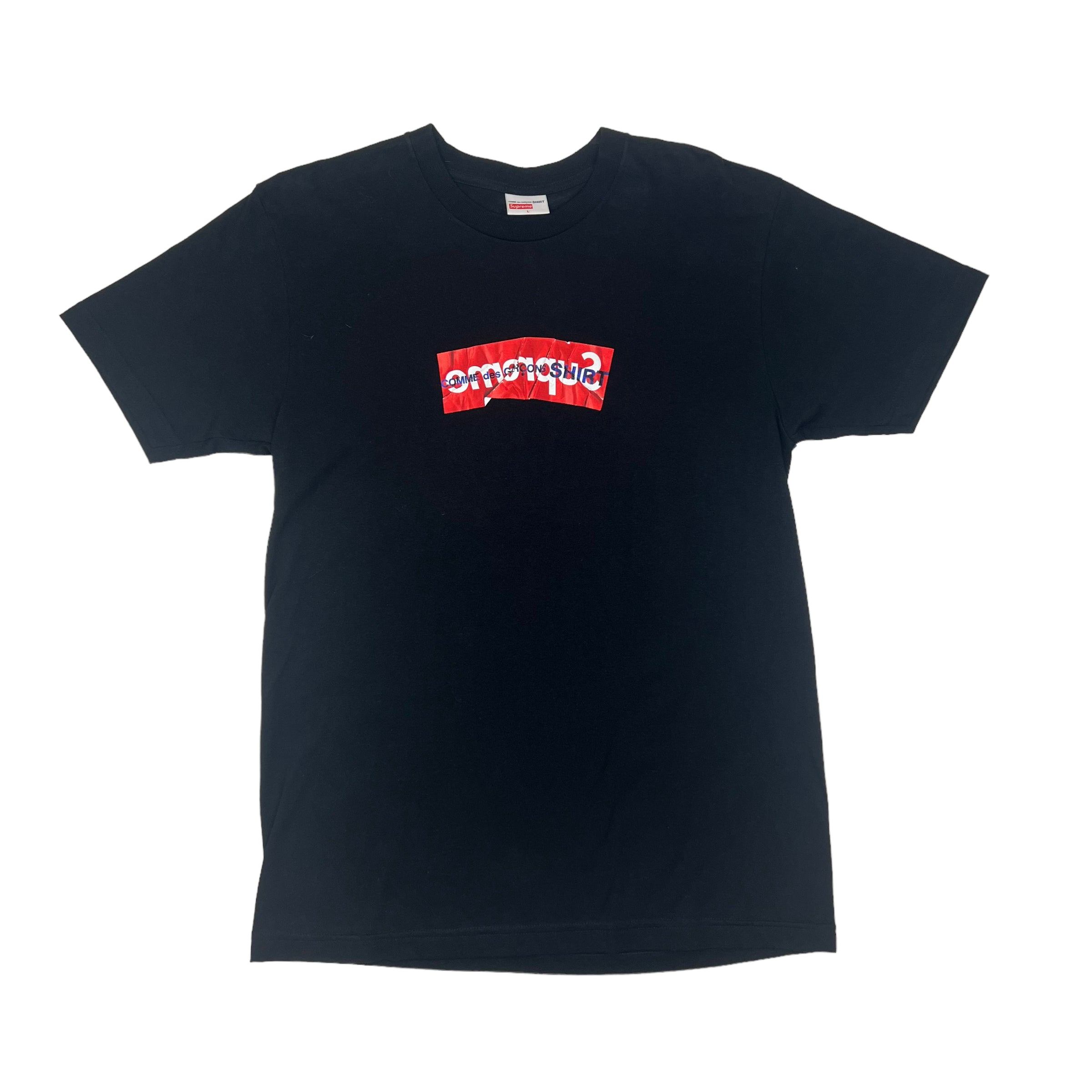 Supreme x cdg sales box logo