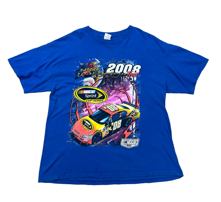 NASCAR 2008 Sprint Cup Series Tour Blue T-shirt