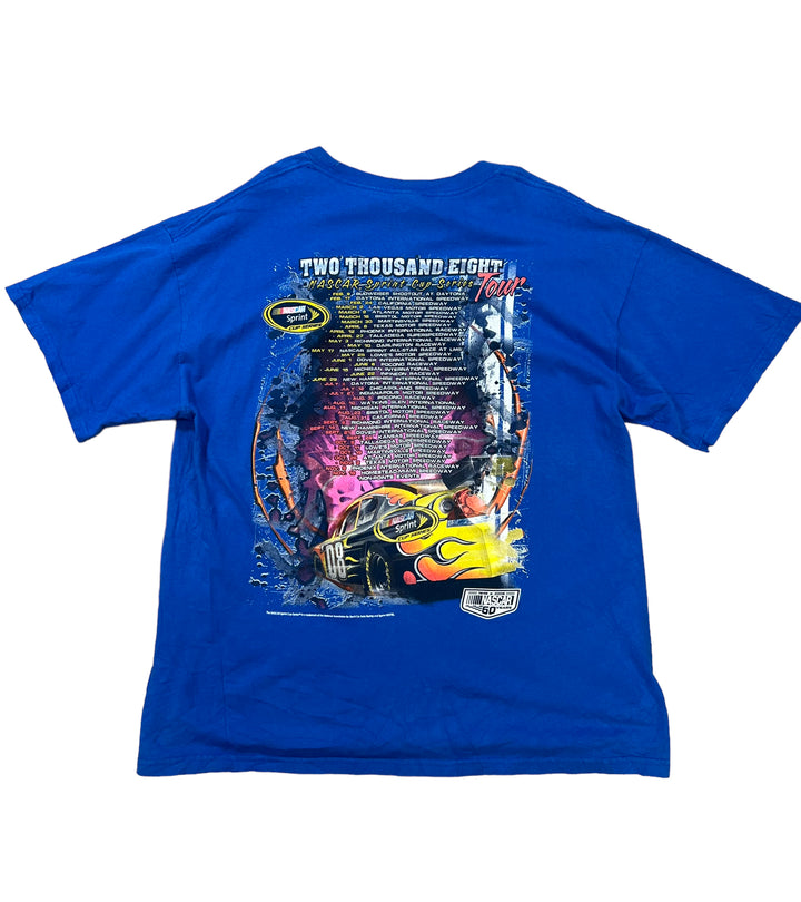 NASCAR 2008 Sprint Cup Series Tour Blue T-shirt