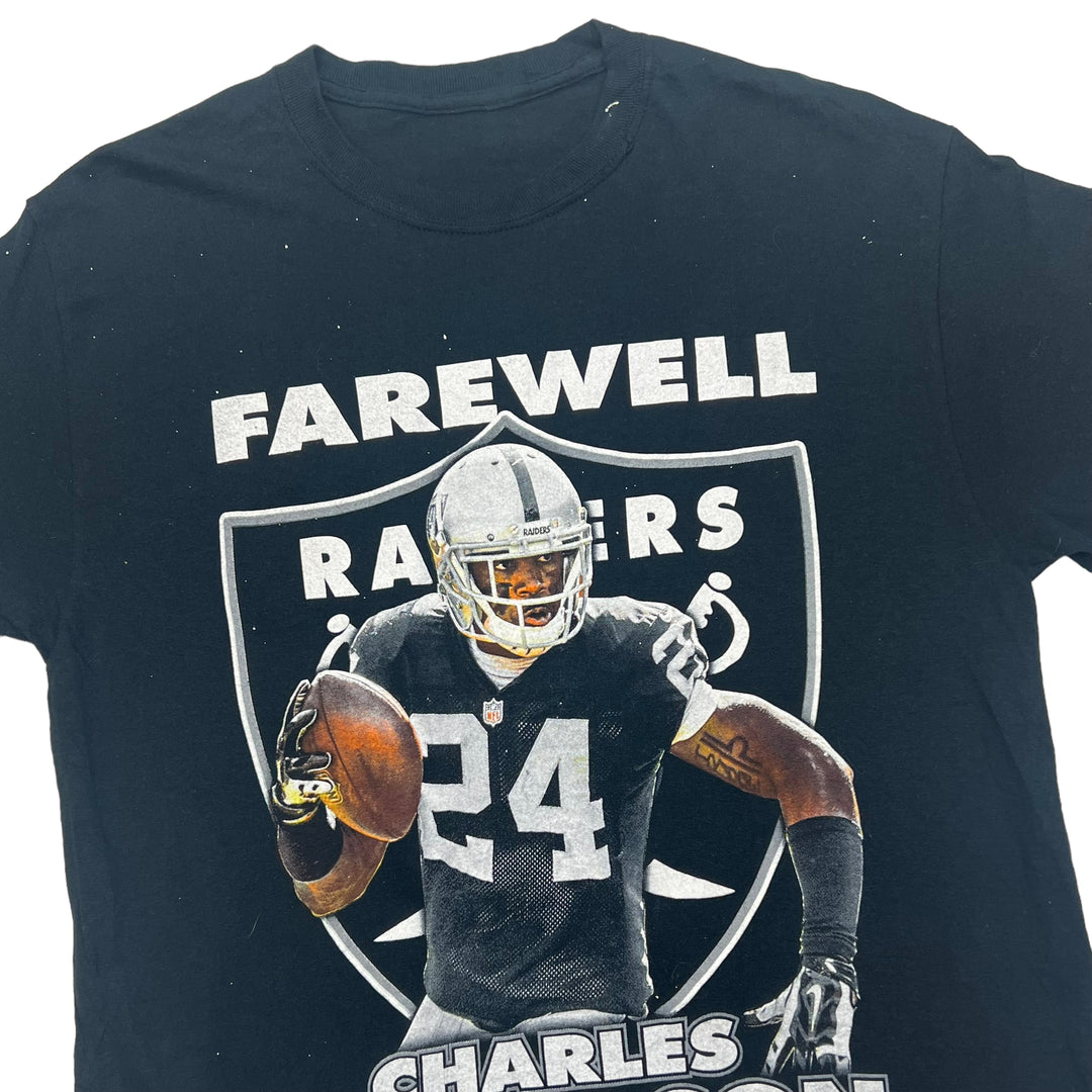 NFL Las Vegas Raiders Farewell Charles Woodson Black T-shirt