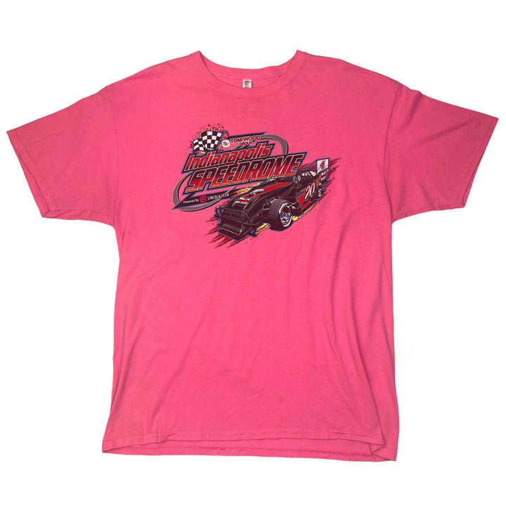 NASCAR "Indianapolis Speedrome" World Figure 8 Championship Pink Graphic T-shirt