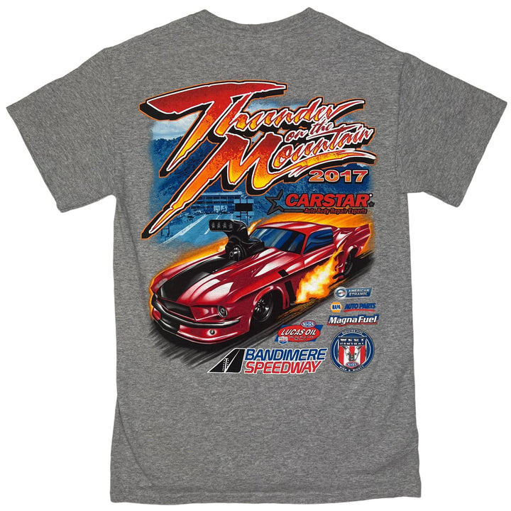 NASCAR "Thunder On The Mountain" Grey Graphic T-shirt