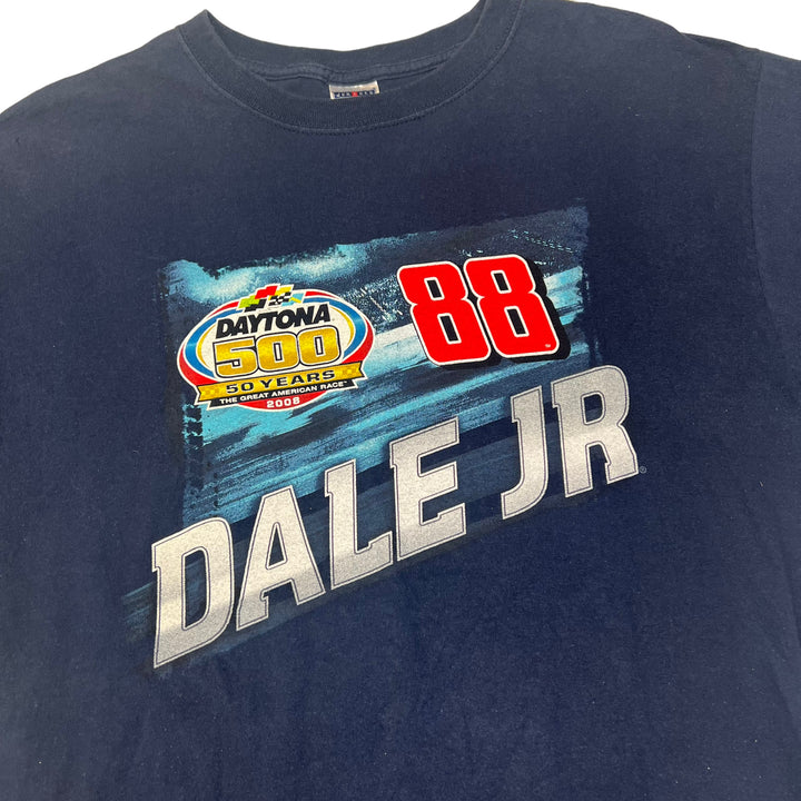 NASCAR "Daytona 500 2008 Dale Jr" Navy Graphic T-shirt