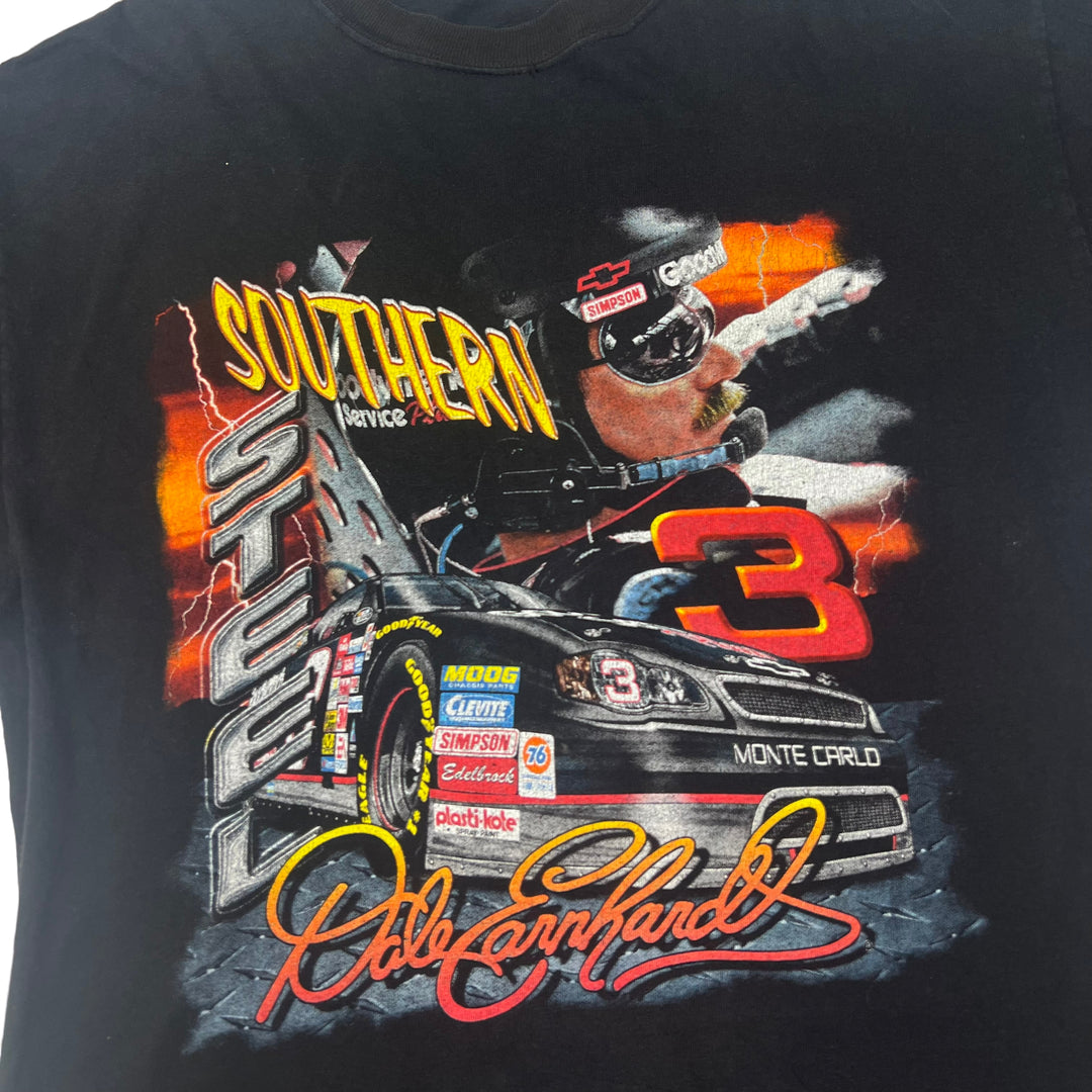 NASCAR Dale Earnhardt Black Graphic T-shirt