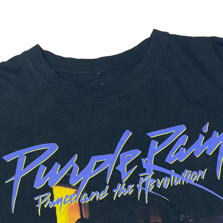 Prince Purple Rain Black Graphic T-shirt