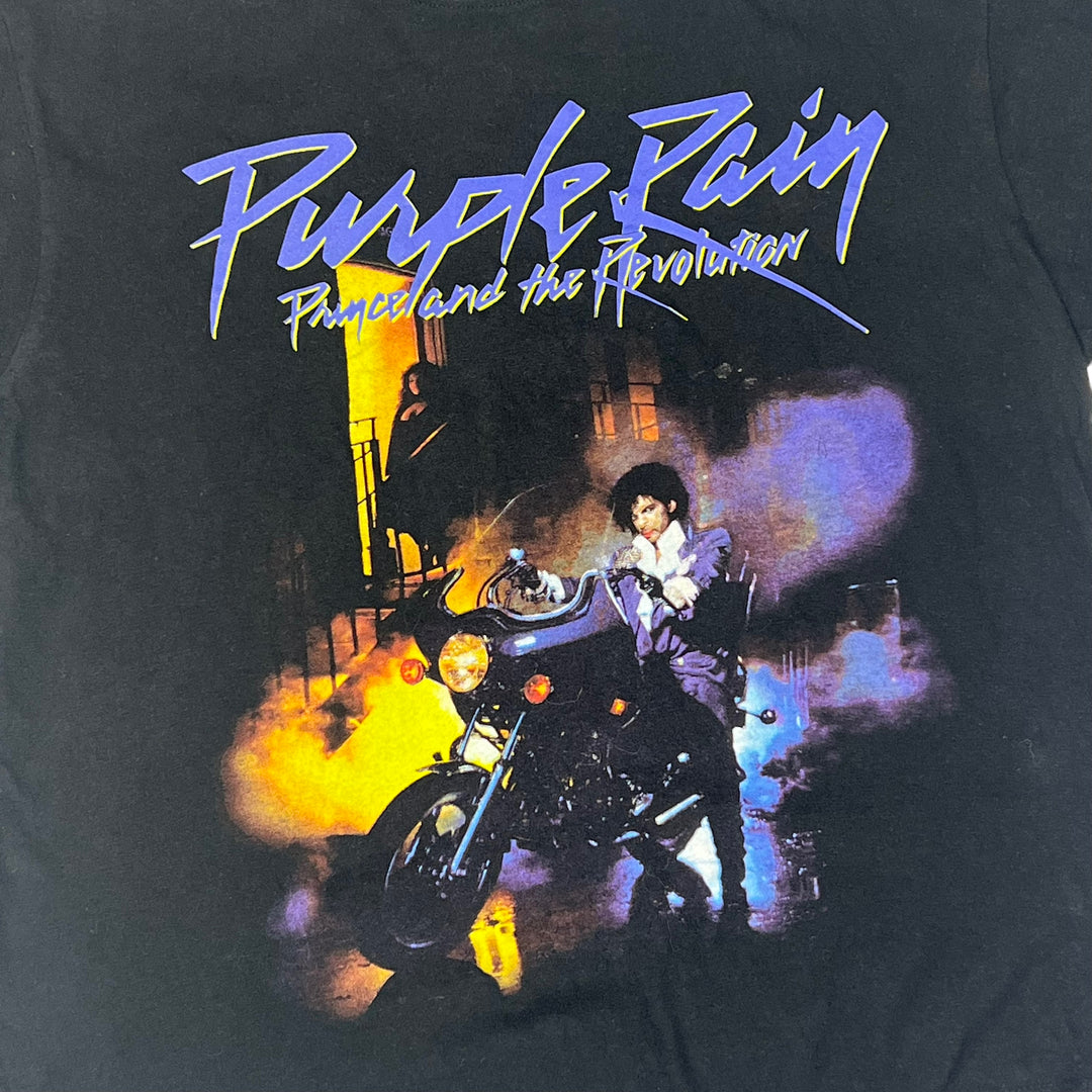 Prince Purple Rain Black Graphic T-shirt