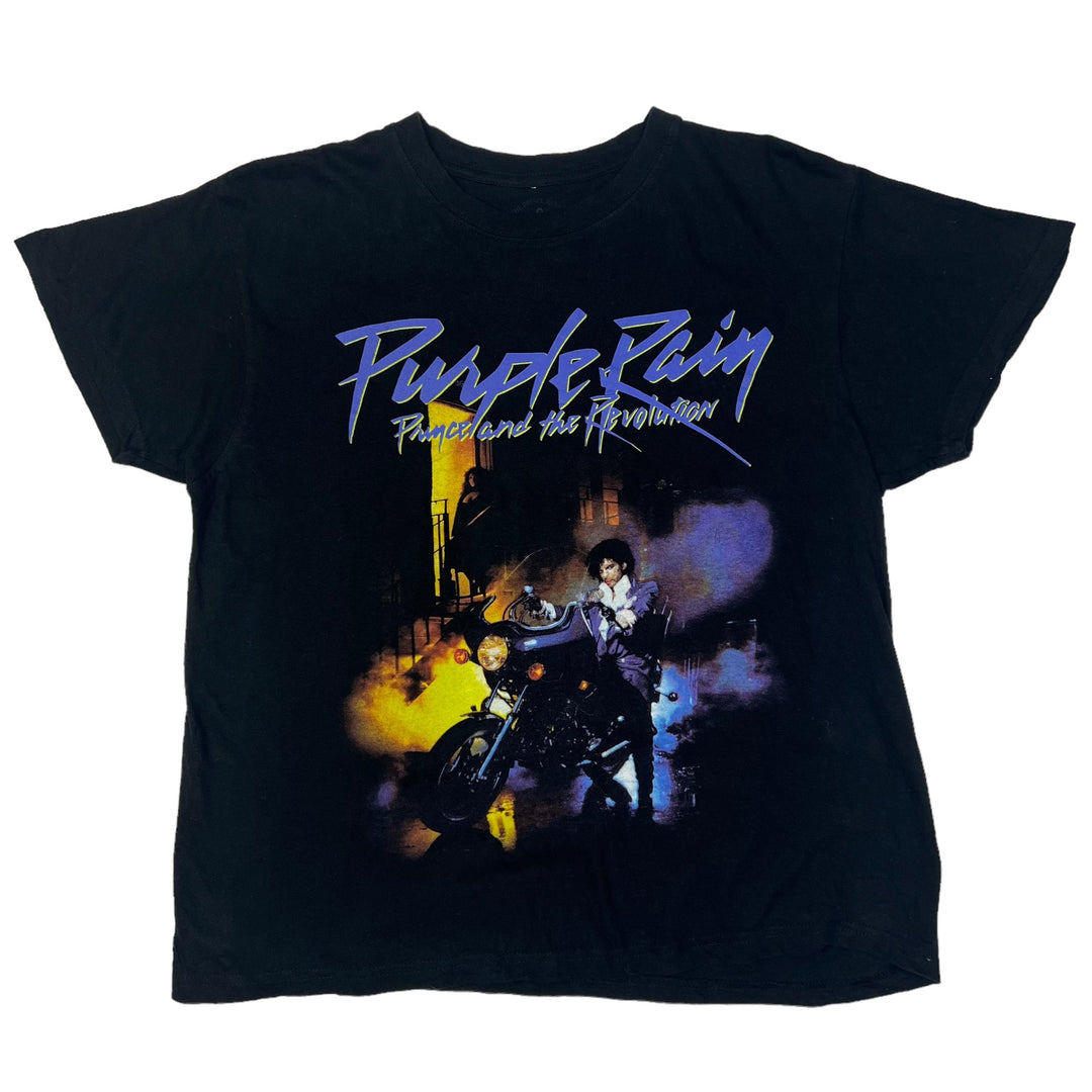 Prince Purple Rain Black Graphic T-shirt