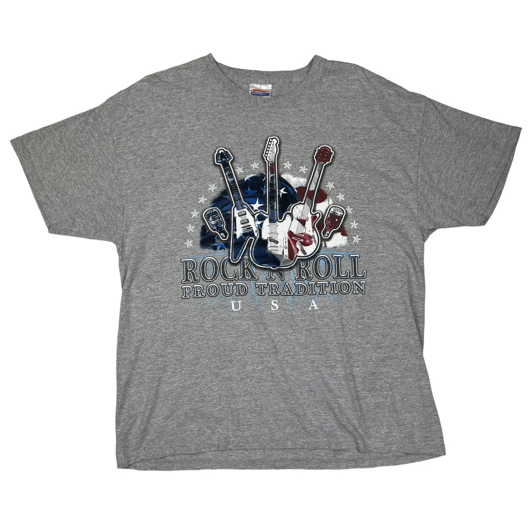 Hanes Rock n Roll USA Grey T-shirt