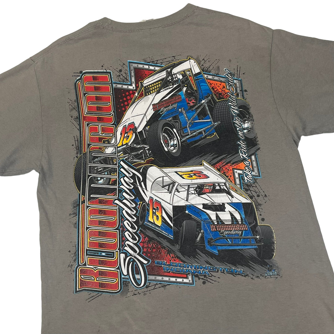 NASCAR Bloomington Speedway "Racing since 1925" Light Grey T-shirt