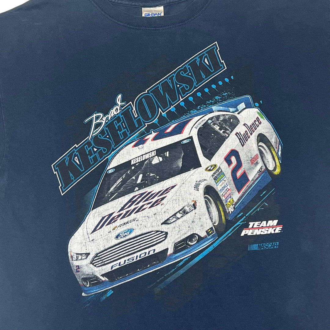 NASCAR Team Penske Brad Keselowski Navy Blue Graphic T-shirt