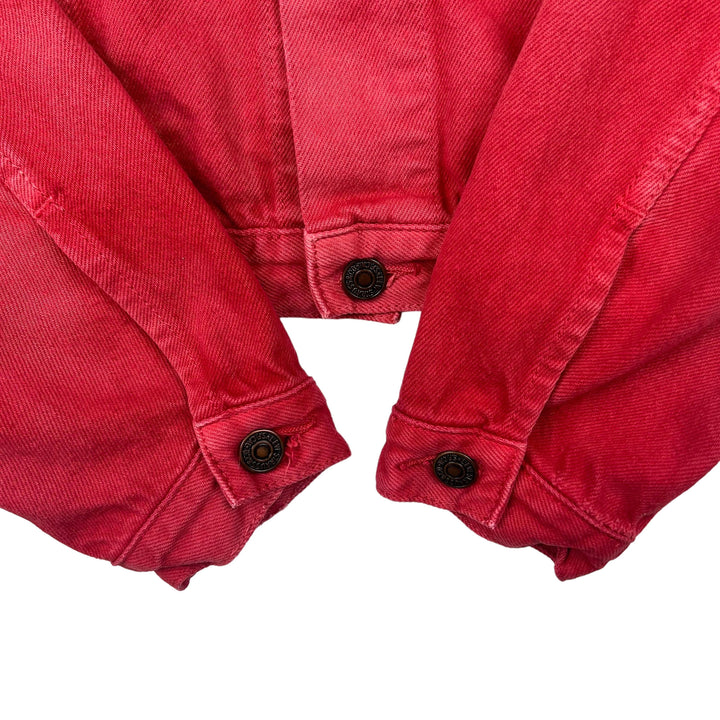 Levi's 90's Denim Trucker Distressed Jacket Red