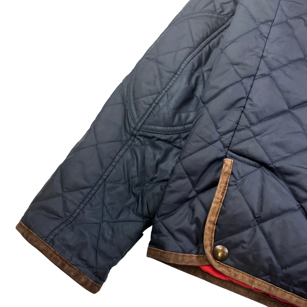 Vintage Polo Ralph Lauren Reversible Quilted Jacket Navy Red