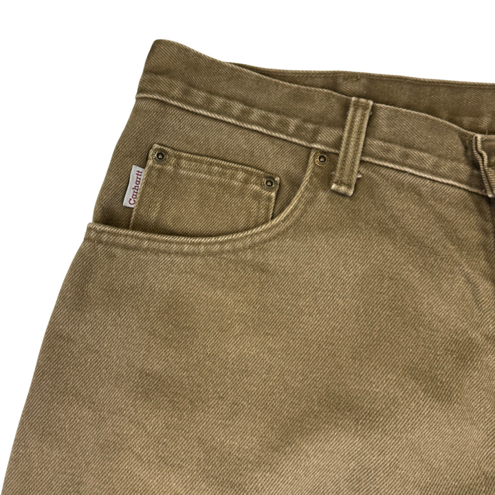 Carhartt Flannel Lined Jeans Brown