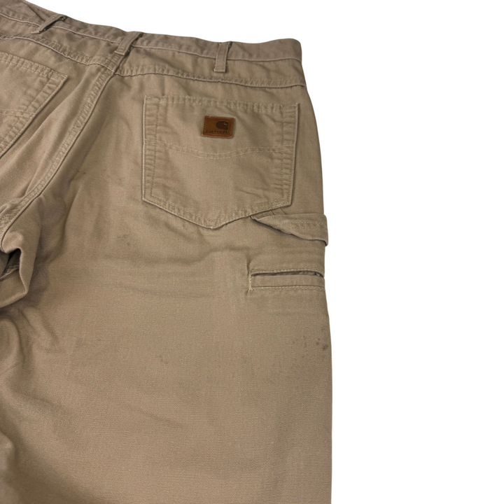 Carhartt Loose Fit Workwear Carpenter Trousers Beige