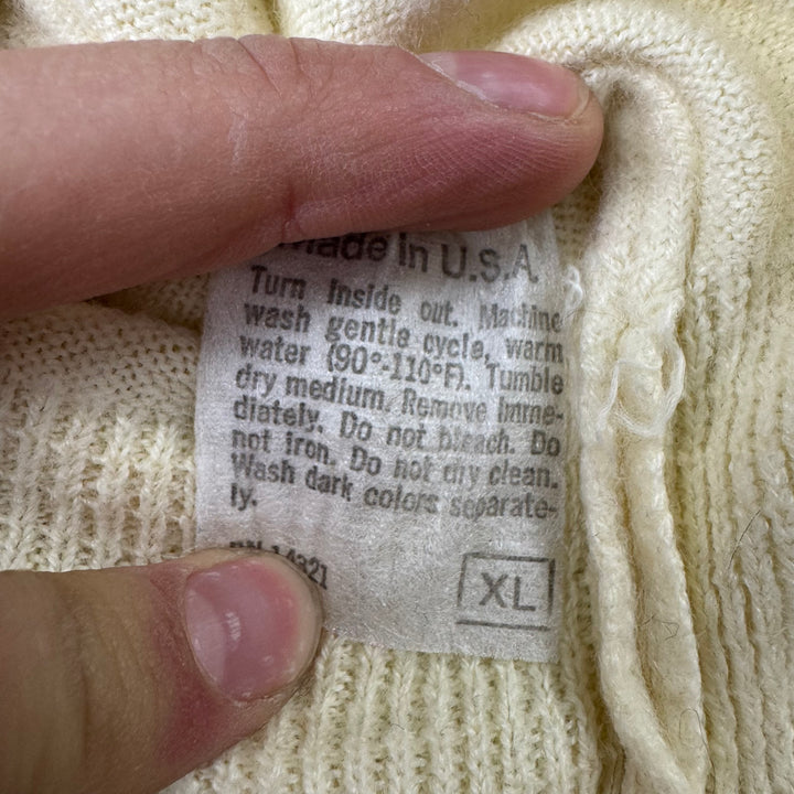 Christian Dior 90's V-Neck Knitwear Cream