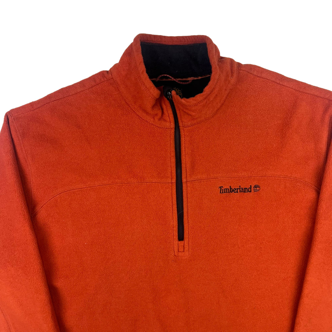 Timberland Quarter-Zip Fleece Orange