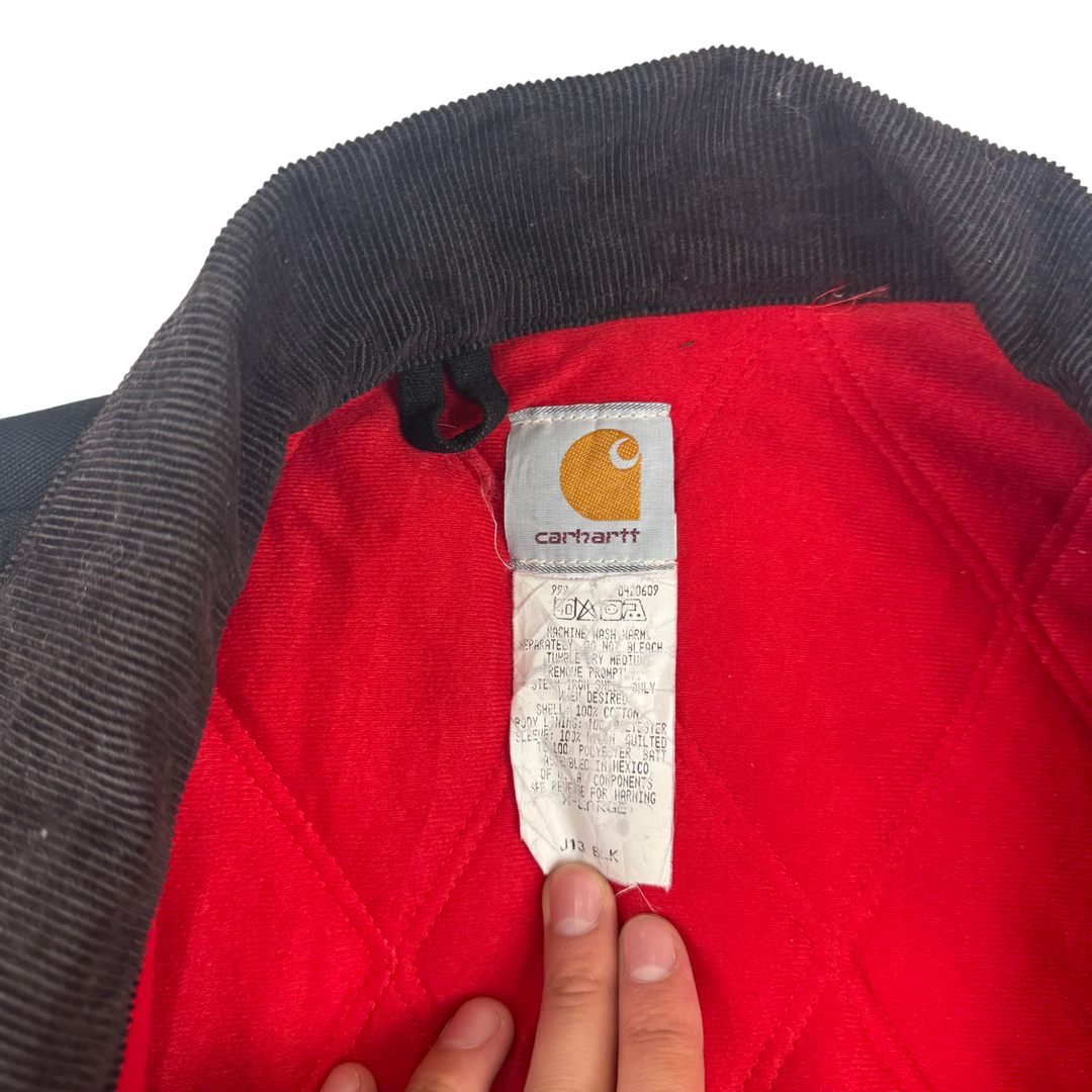 Vintage Carhartt Sante Fe Workwear Quilted Jacket J13 BLK