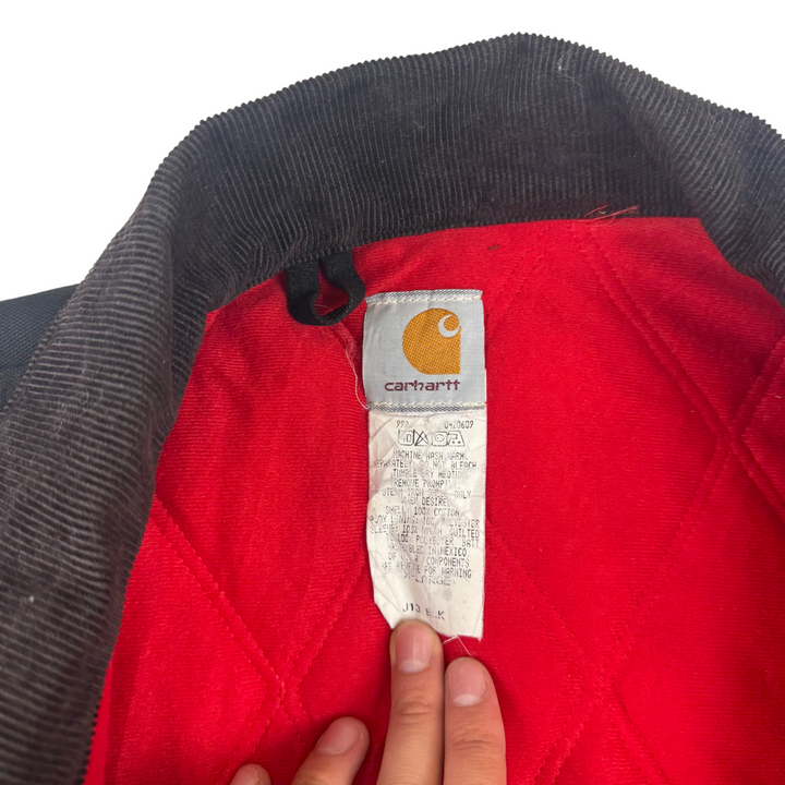 Vintage Carhartt Sante Fe Workwear Quilted Jacket J13 BLK