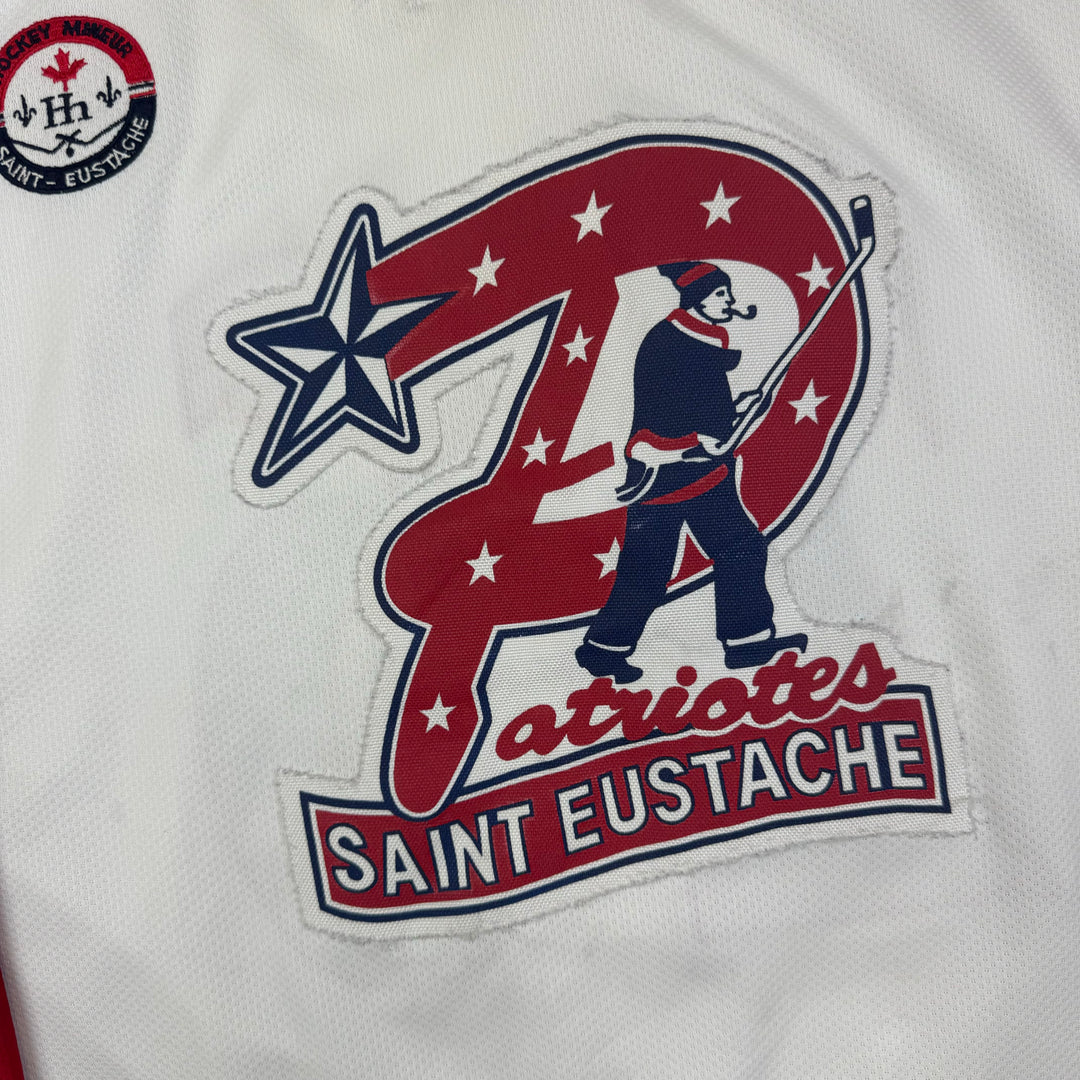 Patriotes Saint Eustache Hockey Jersey White Red