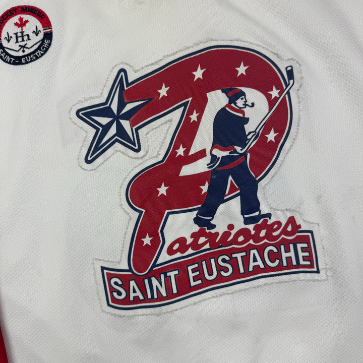 Patriotes Saint Eustache Hockey Jersey White Red