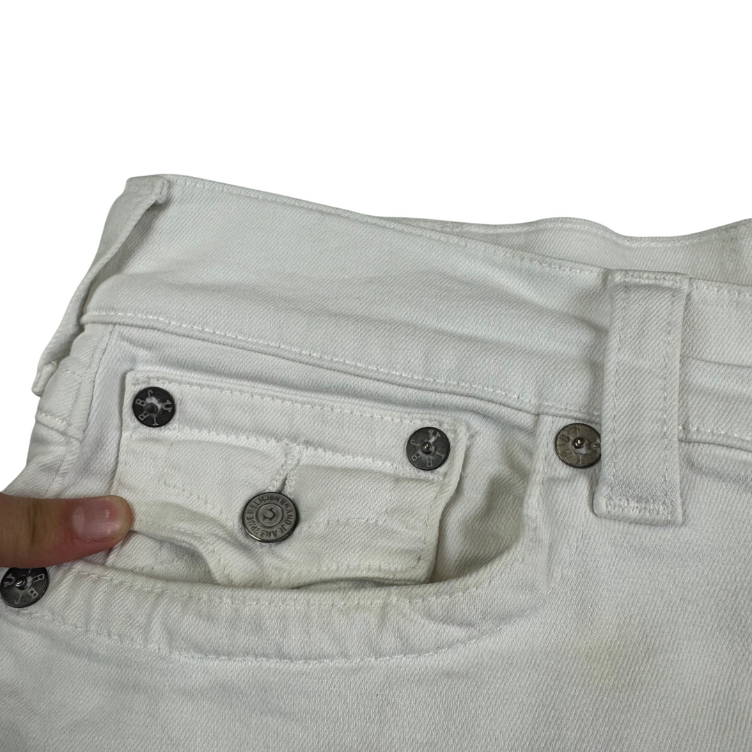 True Religion Denim Shorts White