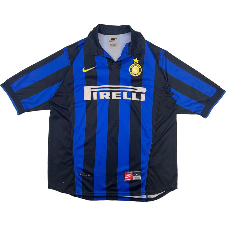 Nike Inter Milan 1998-1999 "Ronaldo 9" Football Home Shirt Blue Black