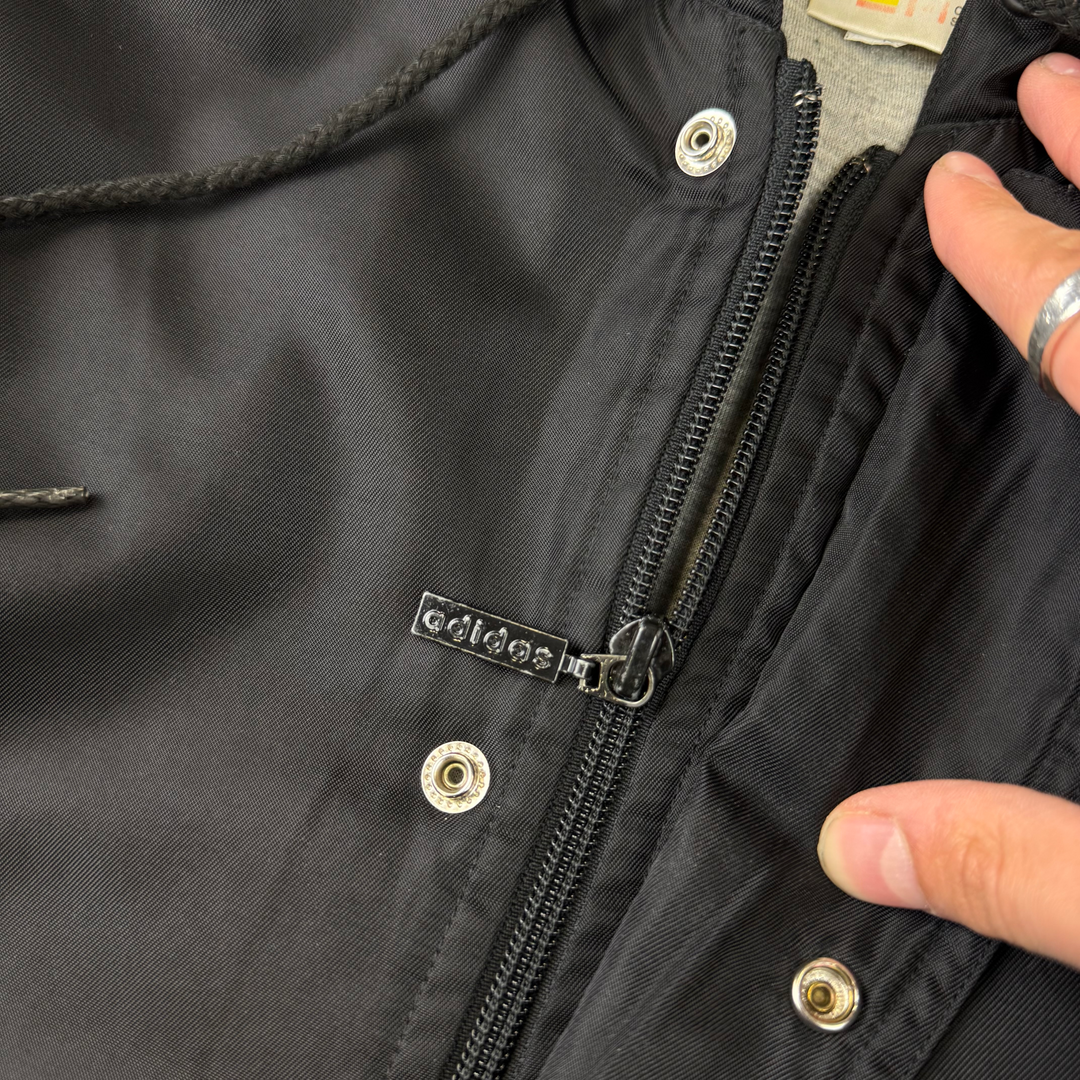 Adidas 90's Full-Zip Hooded Jacket Black