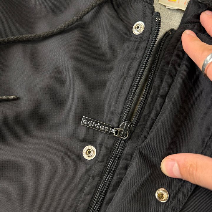 Adidas 90's Full-Zip Hooded Jacket Black