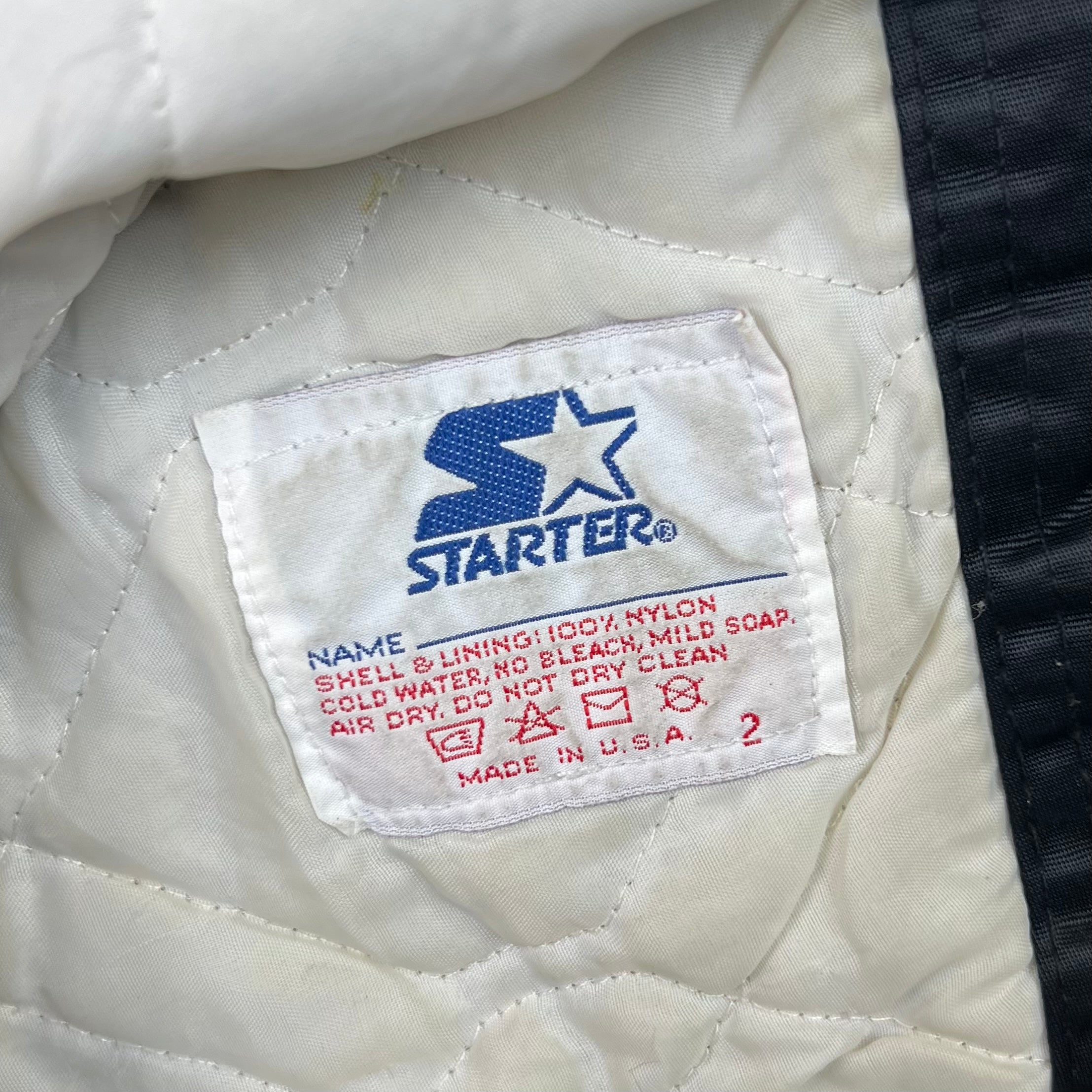 Starter 80's Chicago White Sox MLB Satin Quilted Lined