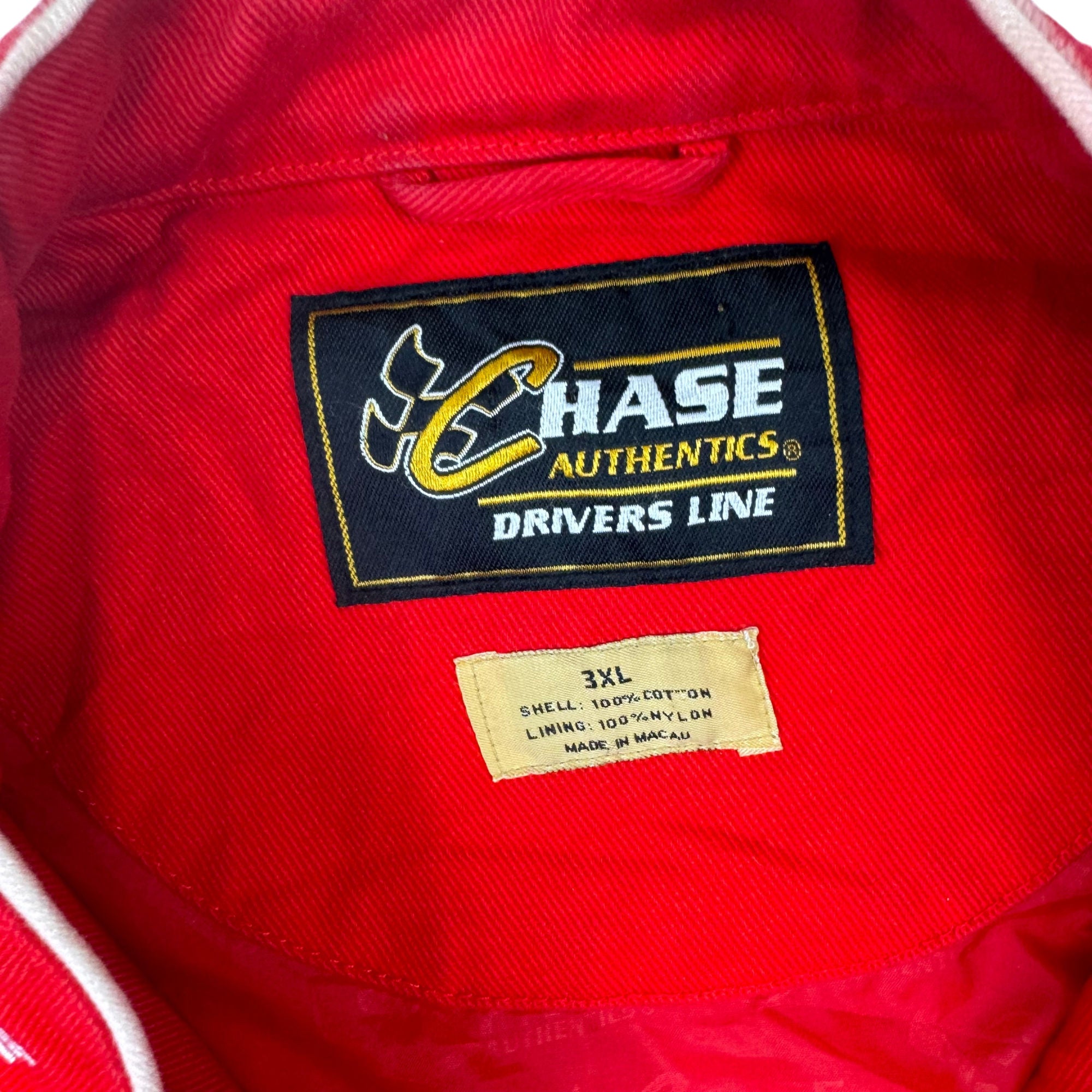 Chase Authentics NASCAR Dodge Racing Drivers Line Jacket Red