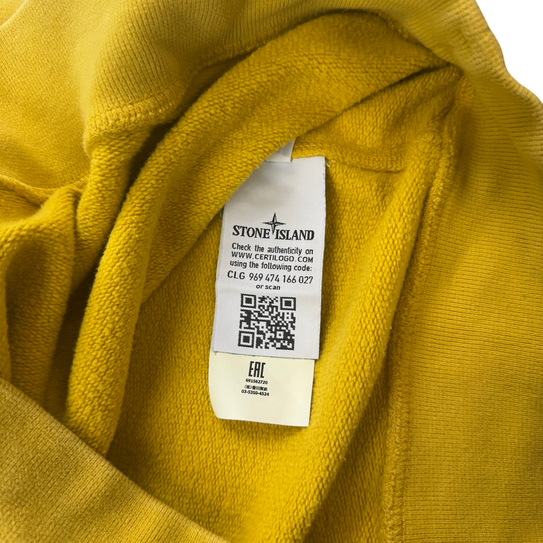 Stone Island Crewneck Sweatshirt Mustard Yellow