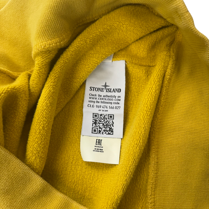 Stone Island Crewneck Sweatshirt Mustard Yellow