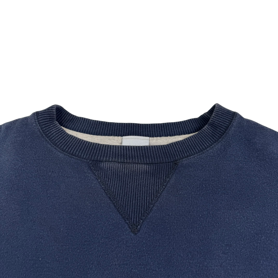 Nike 00's Mini Swoosh Embroidered Sweatshirt Navy