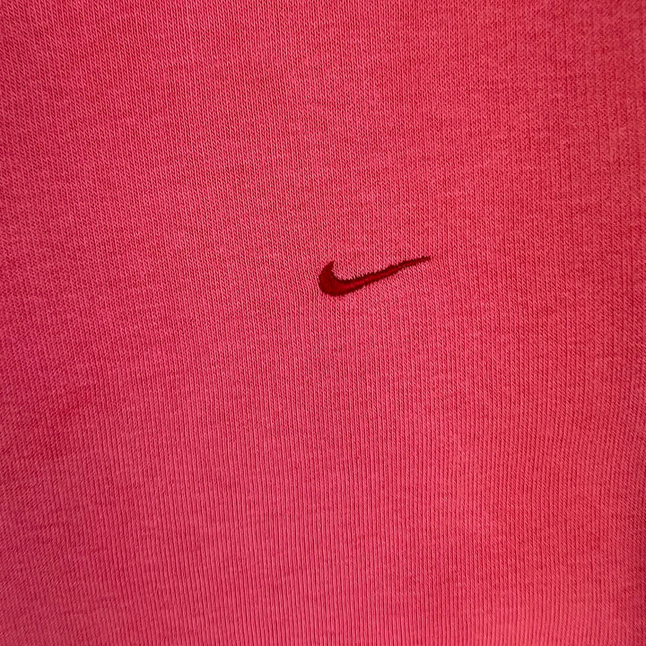 Vintage Nike 00's Mini Swoosh Sweatshirt Coral Pink